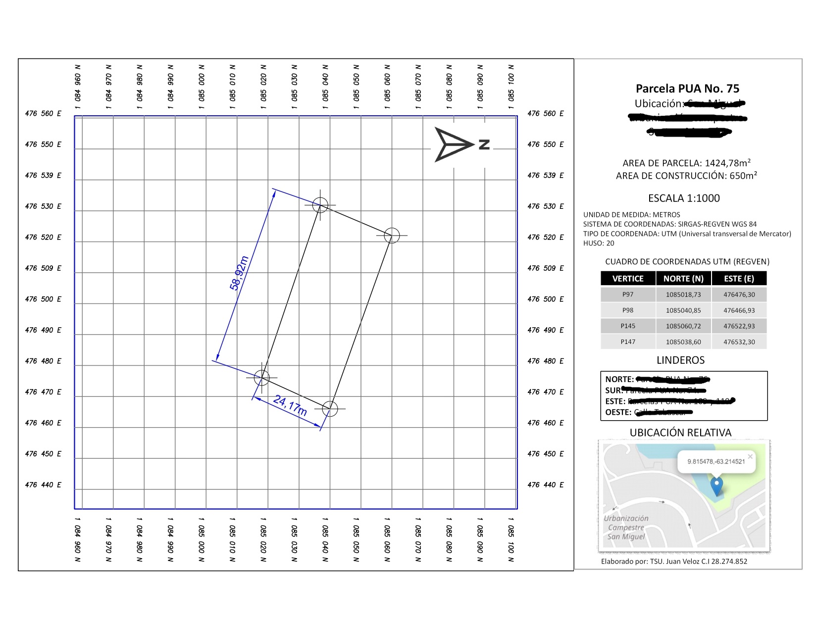 Autocad Maps - Juan Veloz Associate in Computer Science